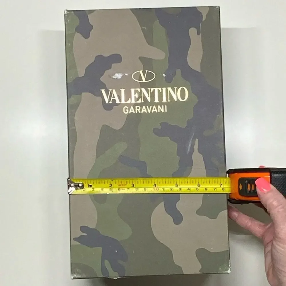 Valentino Garavani | Shoe Box | Camouflage Green | 7.1 W x 12.2 H x 4 D inch